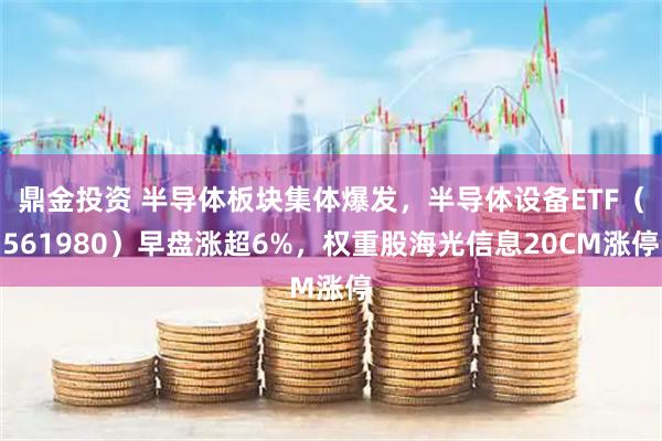 鼎金投资 半导体板块集体爆发，半导体设备ETF（561980）早盘涨超6%，权重股海光信息20CM涨停