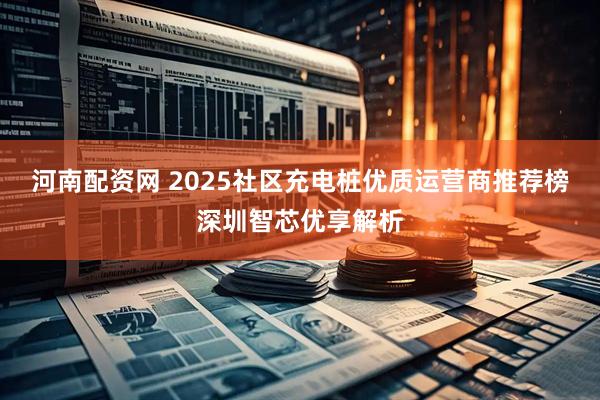 河南配资网 2025社区充电桩优质运营商推荐榜深圳智芯优享解析